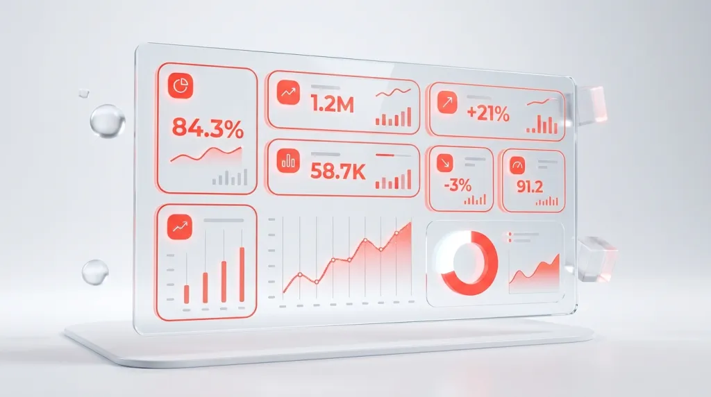 ตัวอย่าง Dashboard ผู้บริหารแสดง KPI และเทรนด์